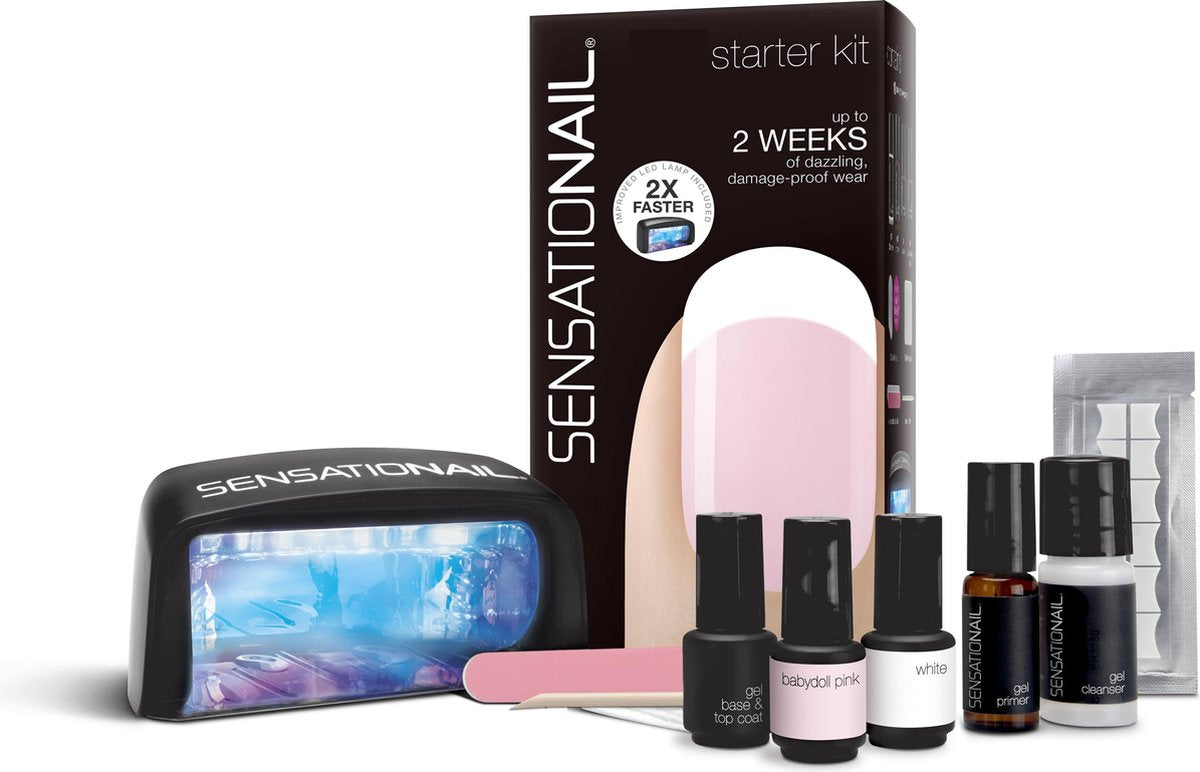 Sensationail French Manicure Starter kit - Gel Nagellak