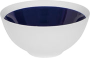 BLAUW WITTE KERAMISCHE SERVEERKOM - BATELA
