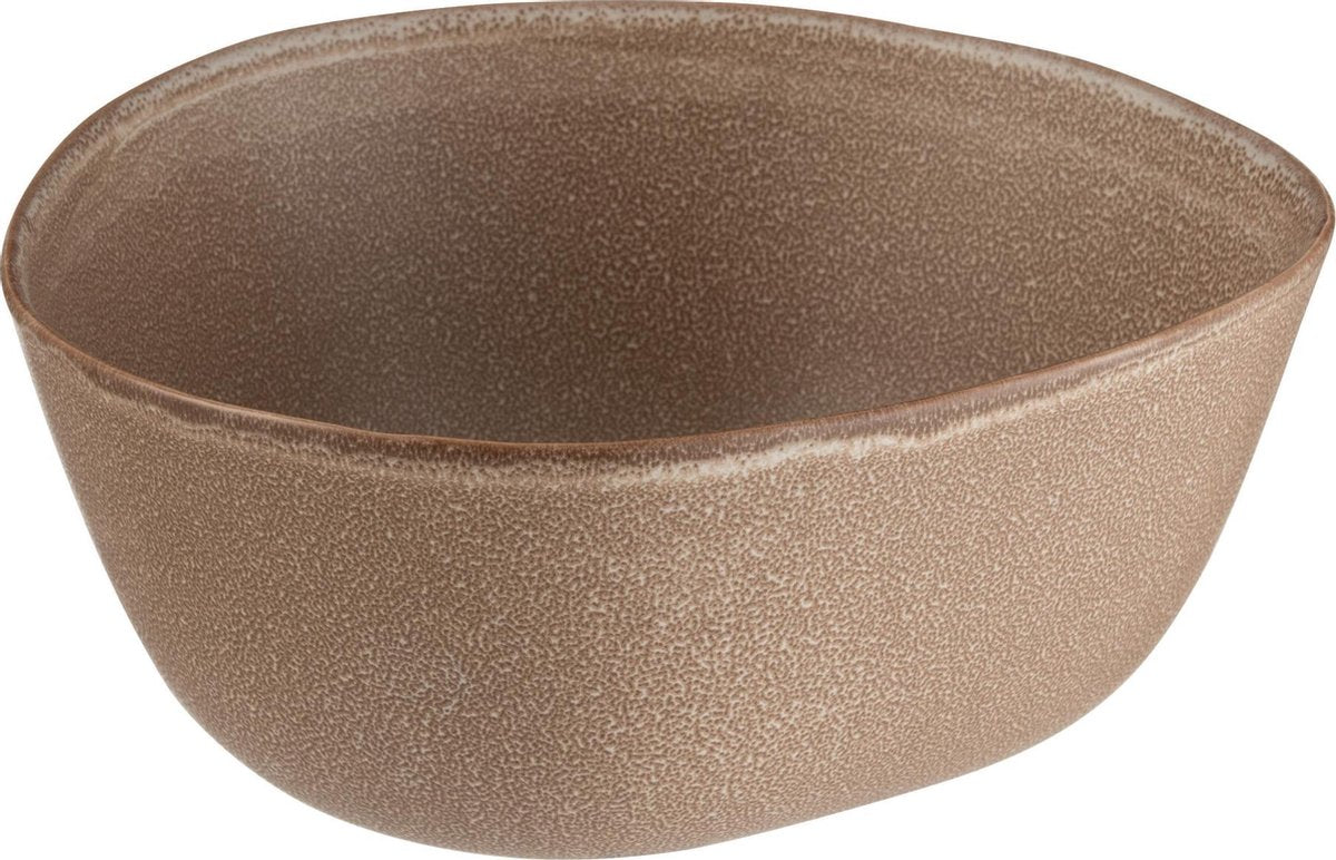 J-Line Kom Louise Keramiek Cognac Large