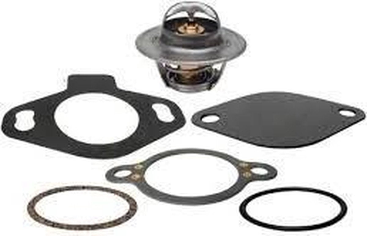 Mercruiser Stainless Thermostat Kit with Gasket MCM V6 AND V8 (140º) (807252Q4)