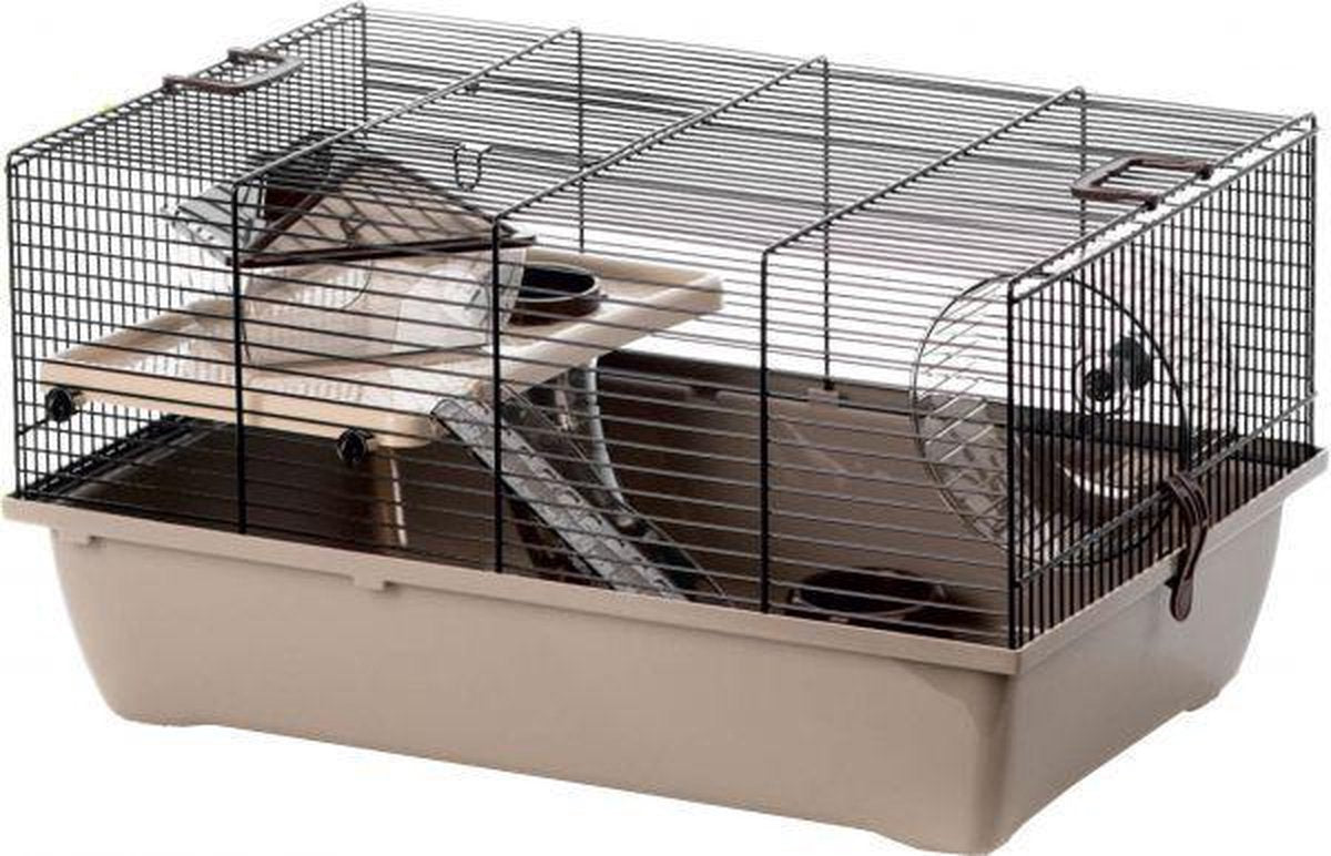Interzoo Pinky1 Mocca - Hamsterkooi -  50 x 33 x 27 cm