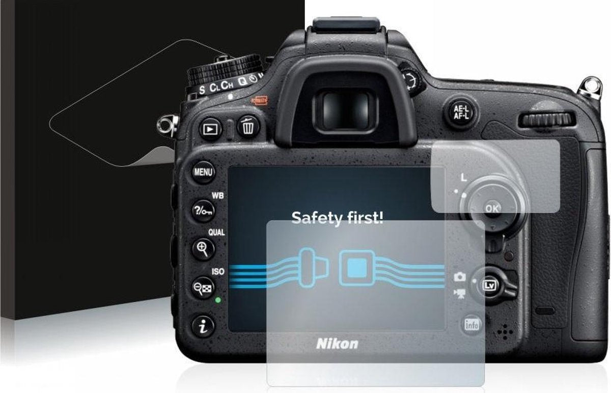 uwcamera® - Nikon D7100 Heldere Screenprotector - type: Ultra-Clear