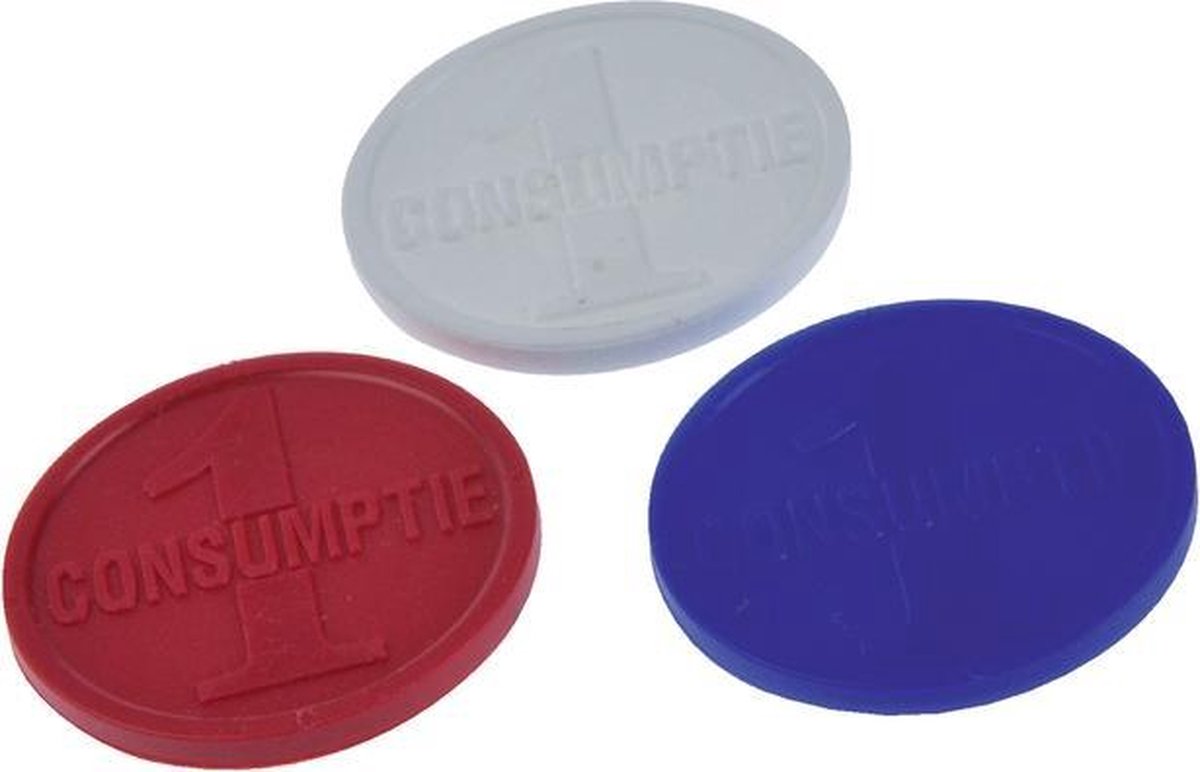 Consumptiemunt - Festivaltoken - Combicraft - Blauw - 750 stuks