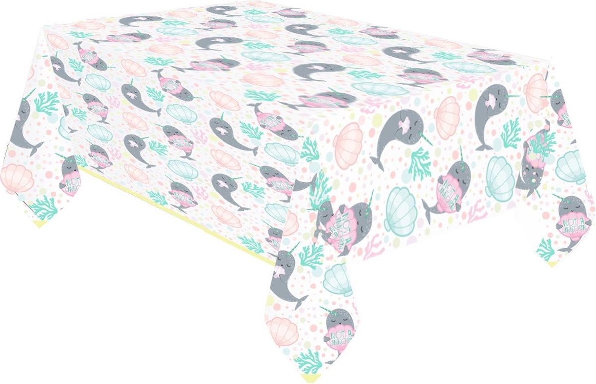 Tablecover Narwhal Plastic 120 x 180cm