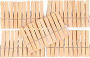 100x Houten wasknijpers 7