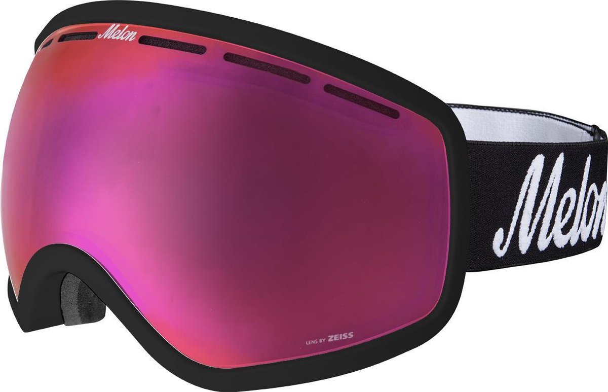 Melon Chief goggle black / black logo / pink chrome