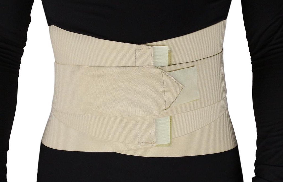 OBBOmed - Buikriem Bandage - Orthopedische Brace - met extra metalen ondersteuning- Maat L - MB 2530L