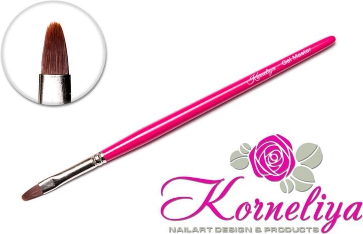 Nail art penselen - Korneliya Penseel  Gel Master