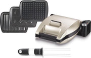 LAGRANGE Premium Gaufres wafelijzer 4 wafel(s) Champagne 1200 W