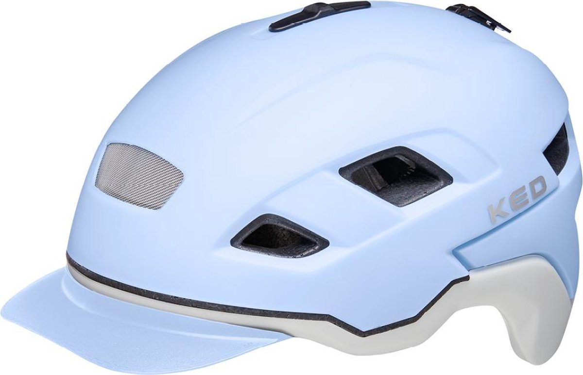 Fietshelm KED Berlin L (56-61cm) - lightblue ash matt