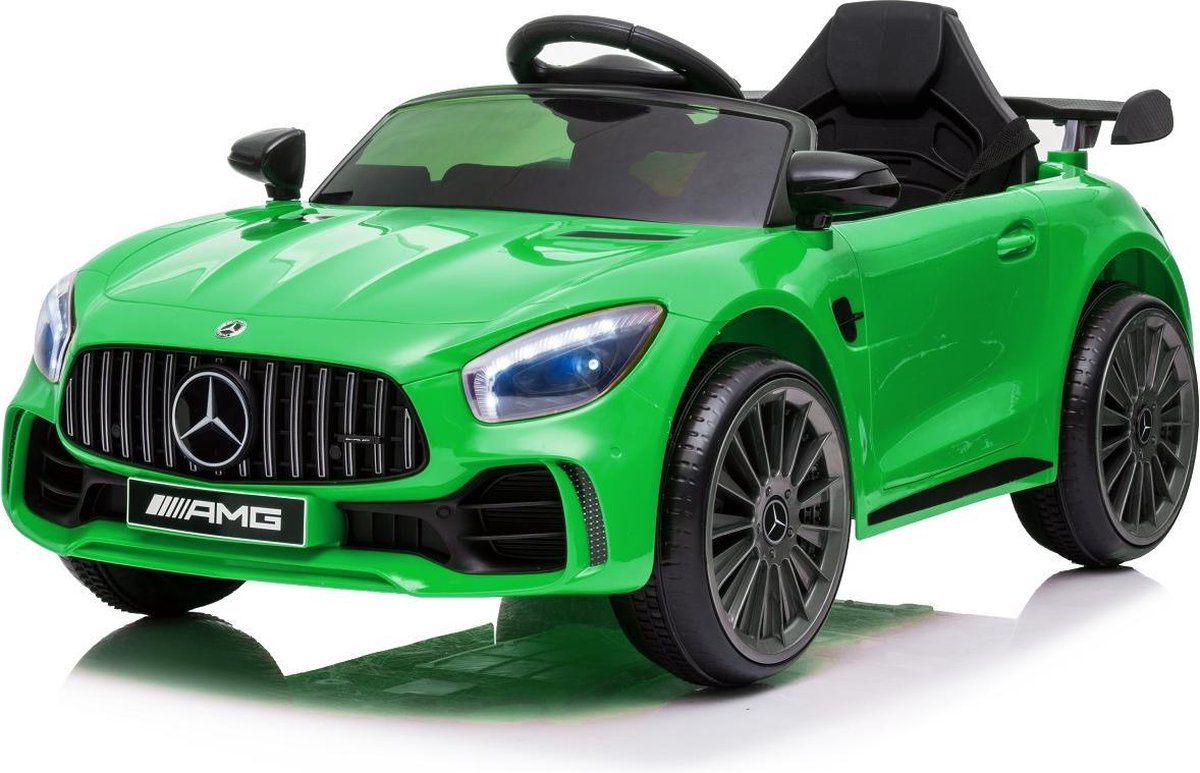 Mercedes-Benz GT-R AMG Groen 12V Afstandsbediening MP3 Elektrische Kinderauto