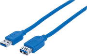 Manhattan USB-kabel USB 3.2 Gen1 (USB 3.0 / USB 3.1 Gen1) USB-A stekker