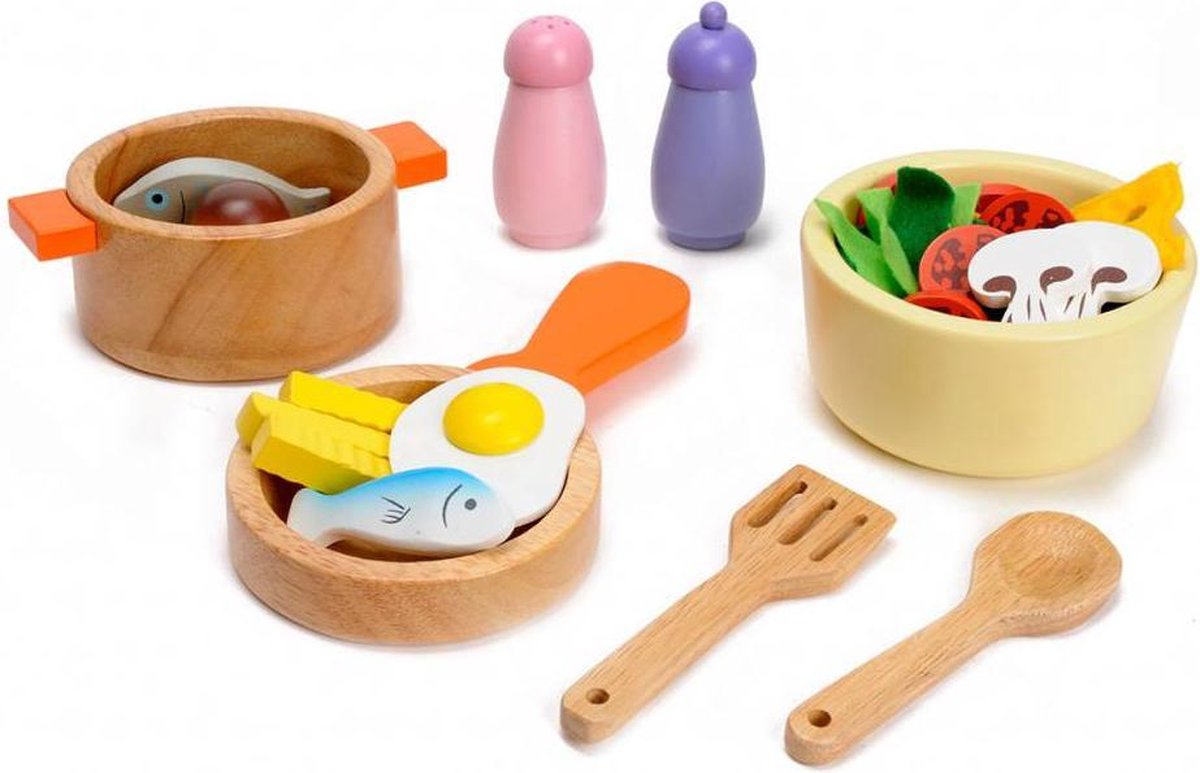 Playwood Houten Pannenset