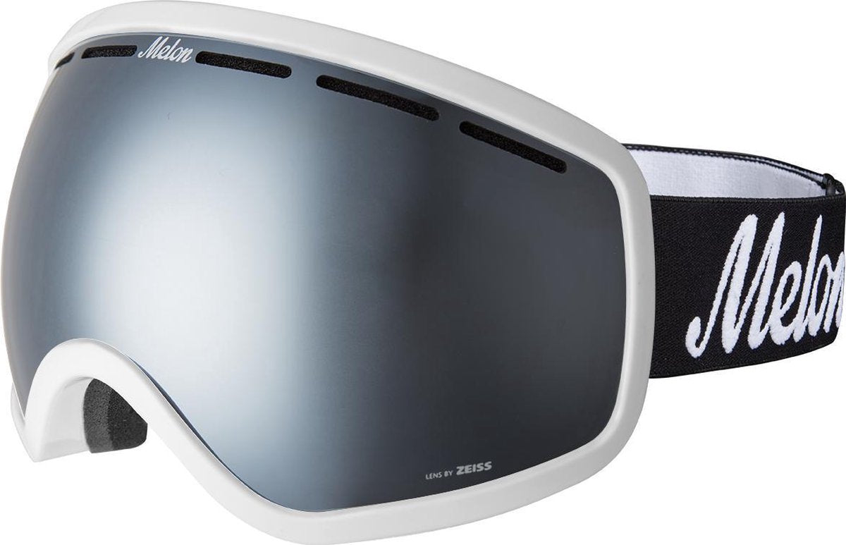 Melon Chief goggle white / black logo / silver chrome