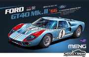 1:12 MENG RS001 Ford GT40 Mk.II'66 Car - Pre Colored Edition Plastic kit
