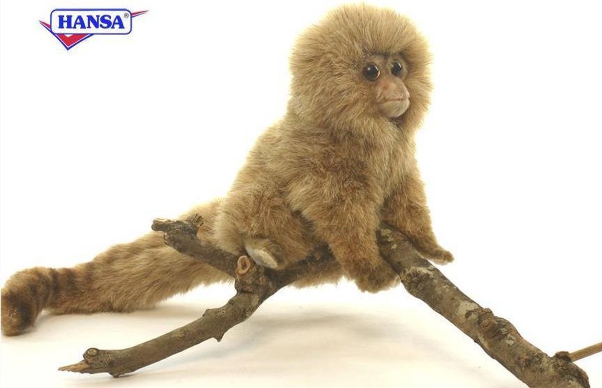 Dwergzijdeaapje Knuffel 15 cm
