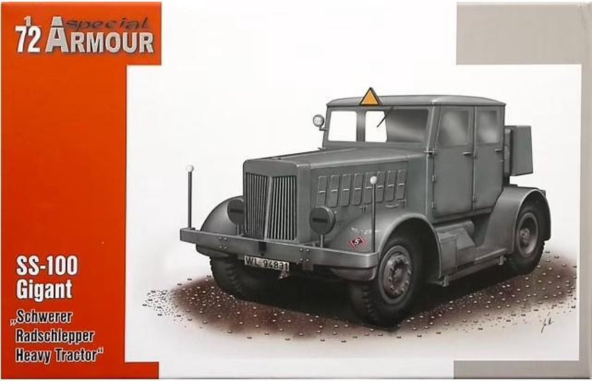 Special Armour | SA72001 | SS-100 Gigant Schwerer Radschlepper/Heavy Tractor | 1:72