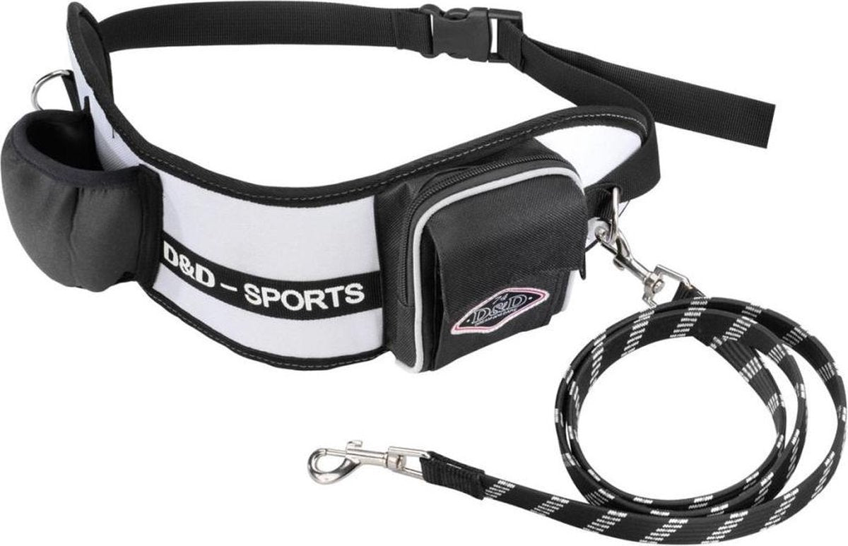 D&D Hondenriem Sport walker - Zwart - 110cm