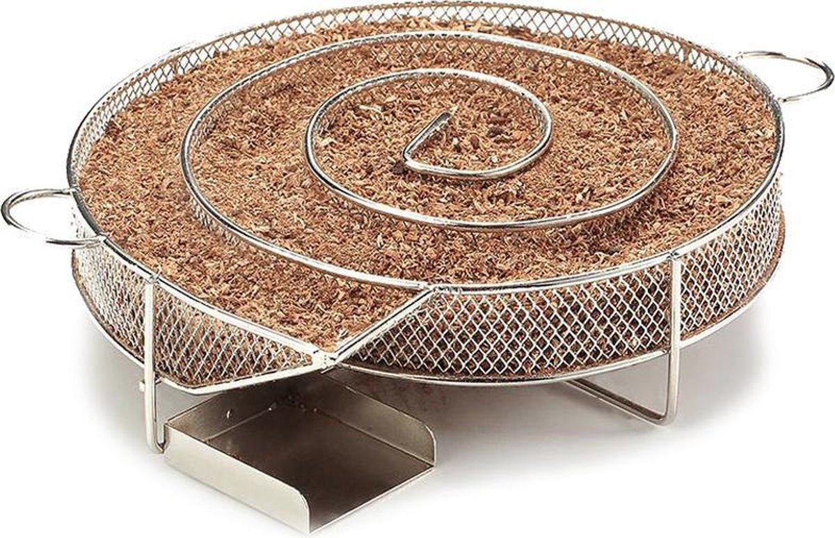 Krumble Smokerbox rond ø20cm - Ronde rookbox voor het koud roken van vlees