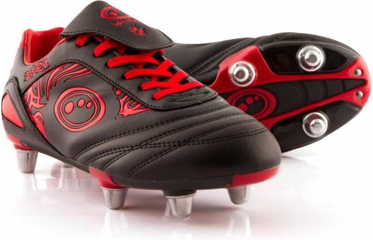 Optimum Rugbyschoenen Razor - Rood/Zwart - Heren - Maat 44