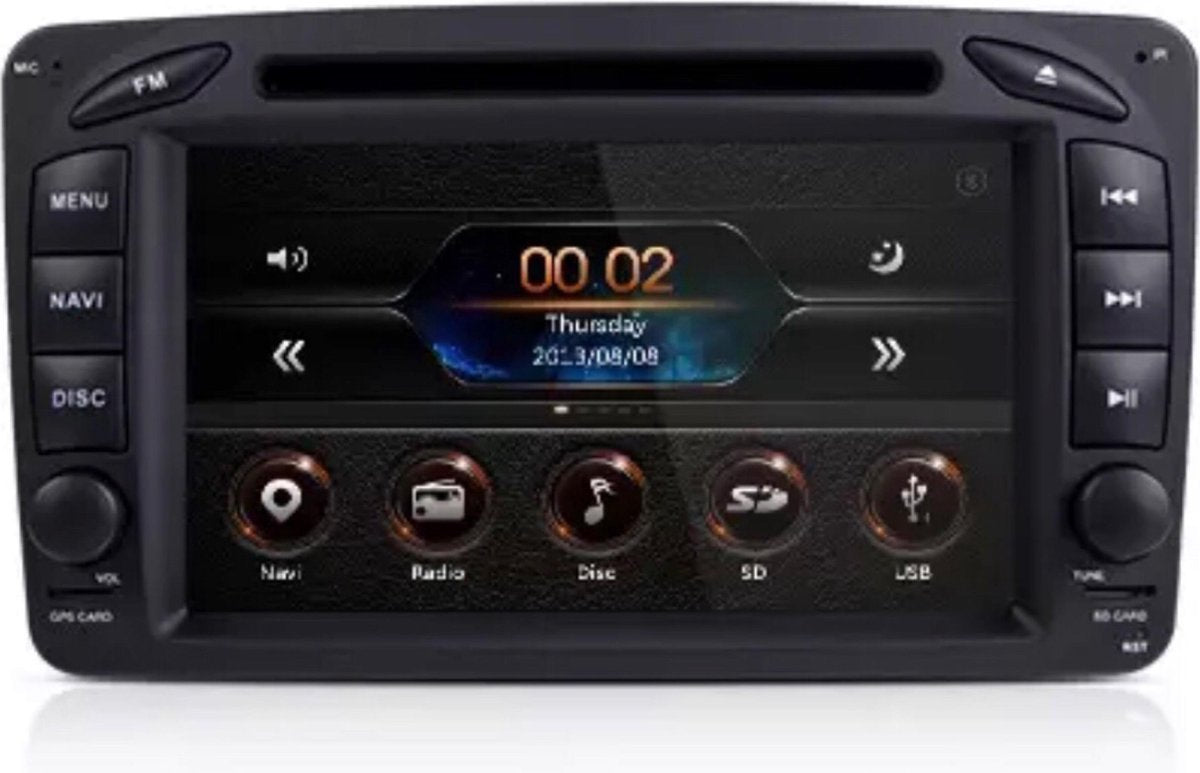 Mercedes Benz C klasse w203 CLC klasse w203 CLK klasse w209 G klasse navigatie bluetooth USB dvd speler