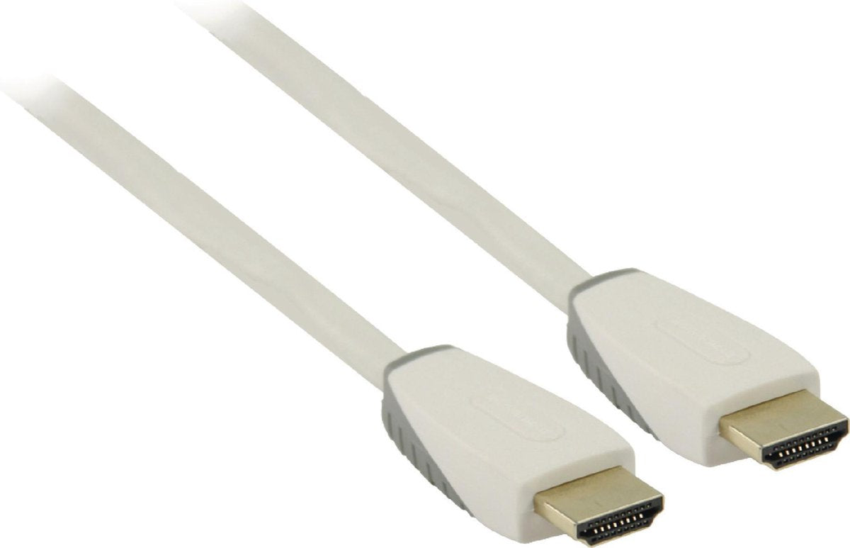 Bandridge witte HDMI kabel versie 1.4 met vergulde contacten - 1 meter