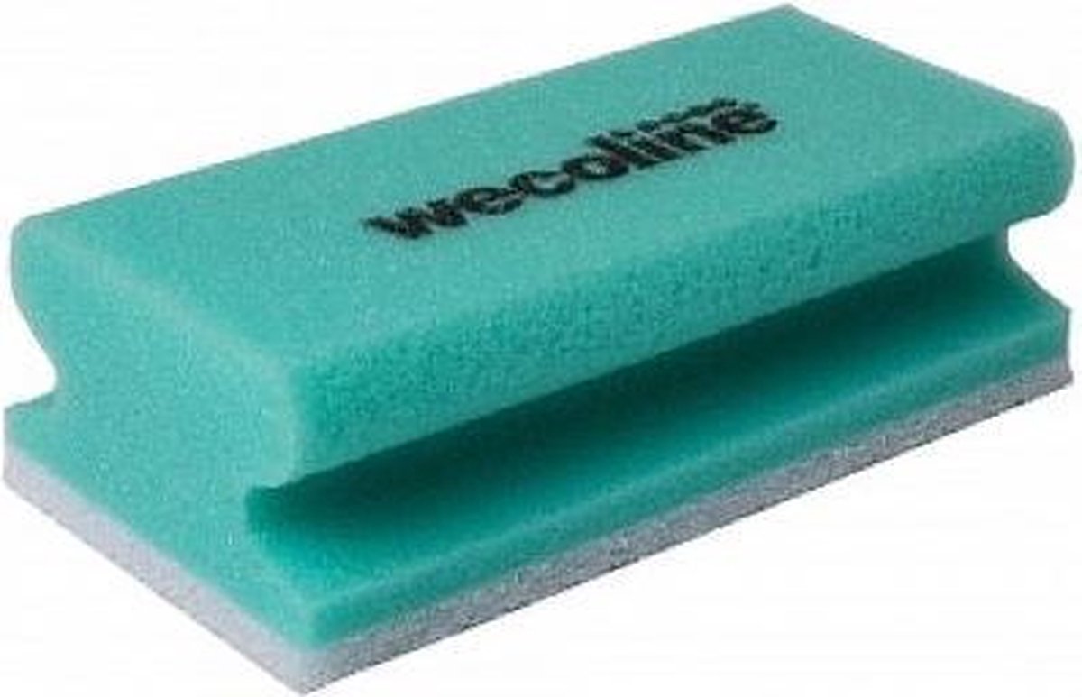 Wecoline | 10 Professionele sponzen | Met handgreep | Met schuuroppervlak | Groen
