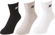Yonex 3-Pack Basic korte sport Sok 19142-S (35-38)