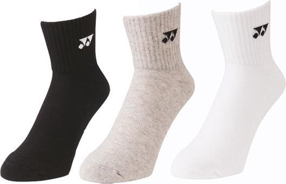 Yonex 3-Pack Basic korte sport Sok 19142-S (35-38)