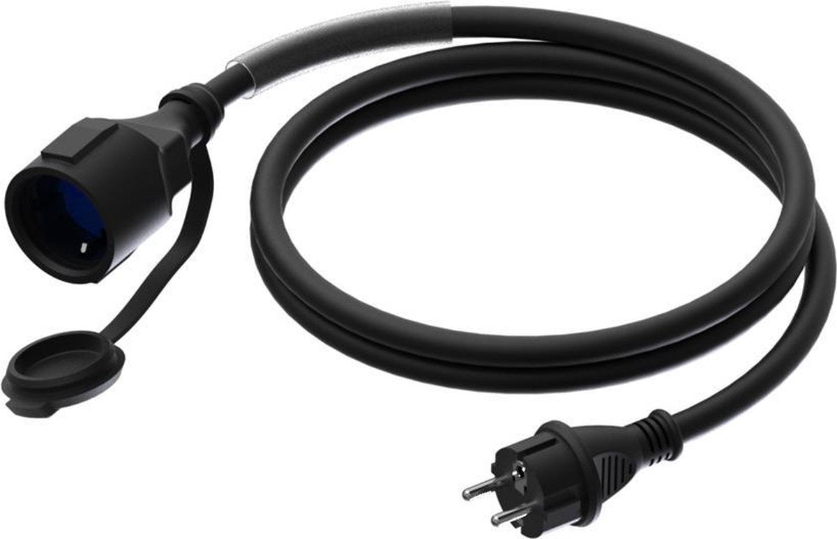 Procab - CAB465/5-G - schuko verlengkabel 5mtr