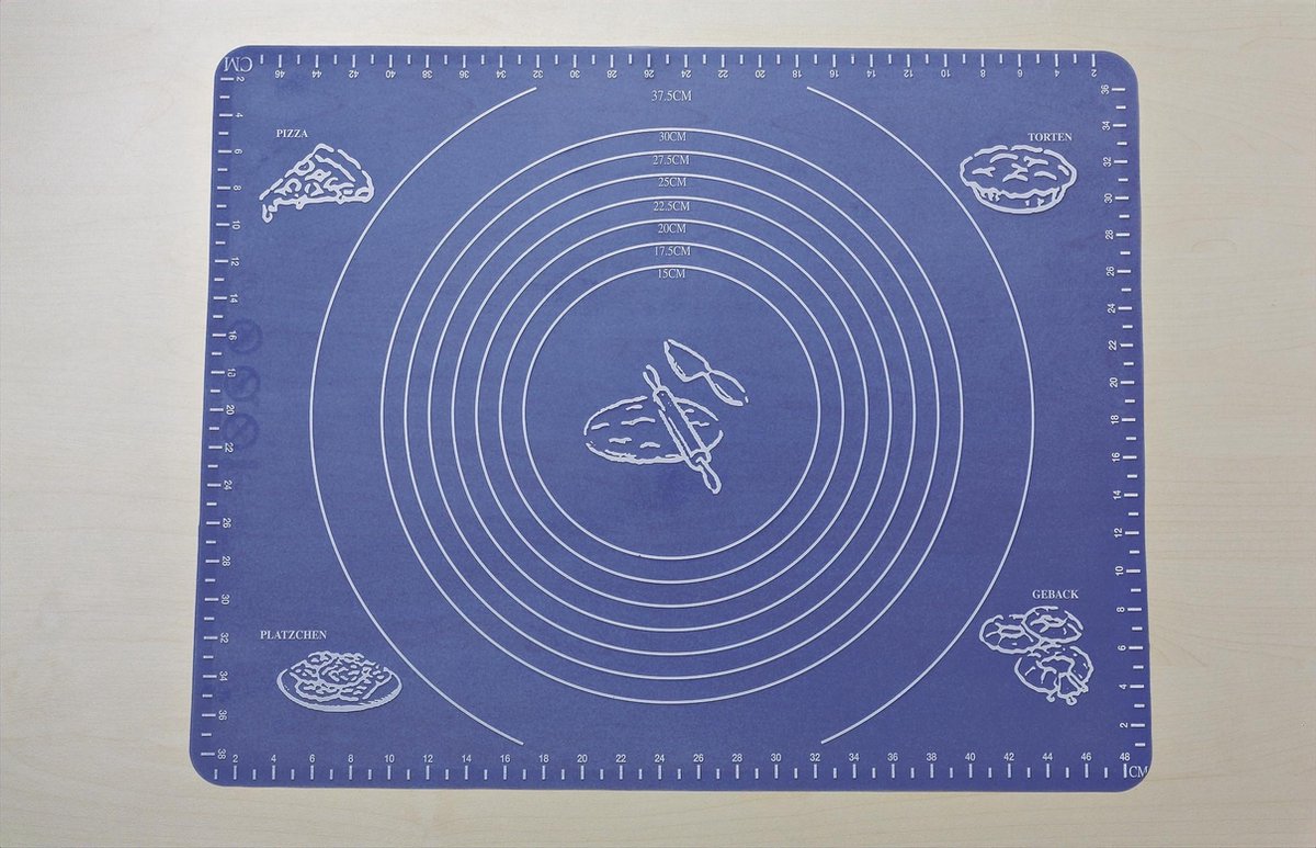 Silicone bakmat met schaalverdeling