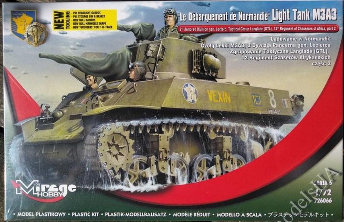 Mirage | 726066 | Light Tank M3a3  | 1:72