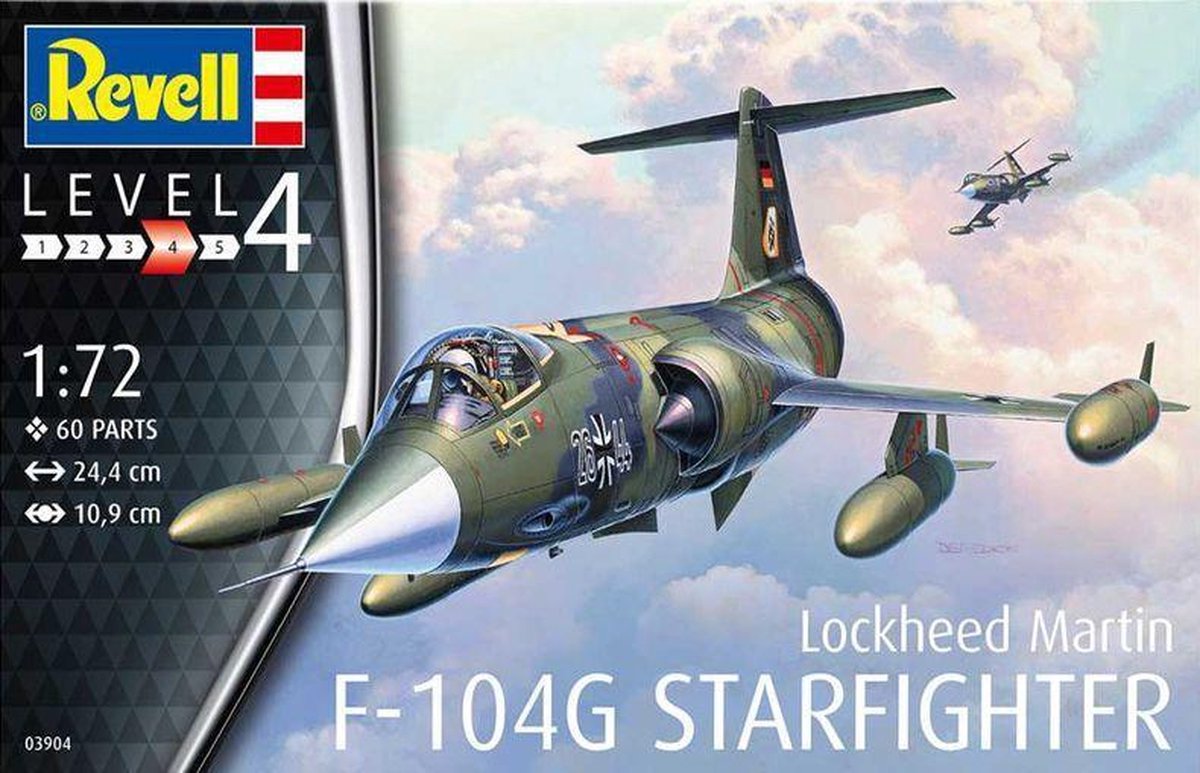 F-104G Starfighter Revell schaal 1:72