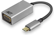 ACT AC7000 tussenstuk voor kabels USB-C VGA Zwart