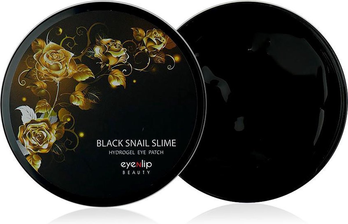 eyenlip black snail slime hydrogel eye patch  oogverzorging ( 60 stuks)