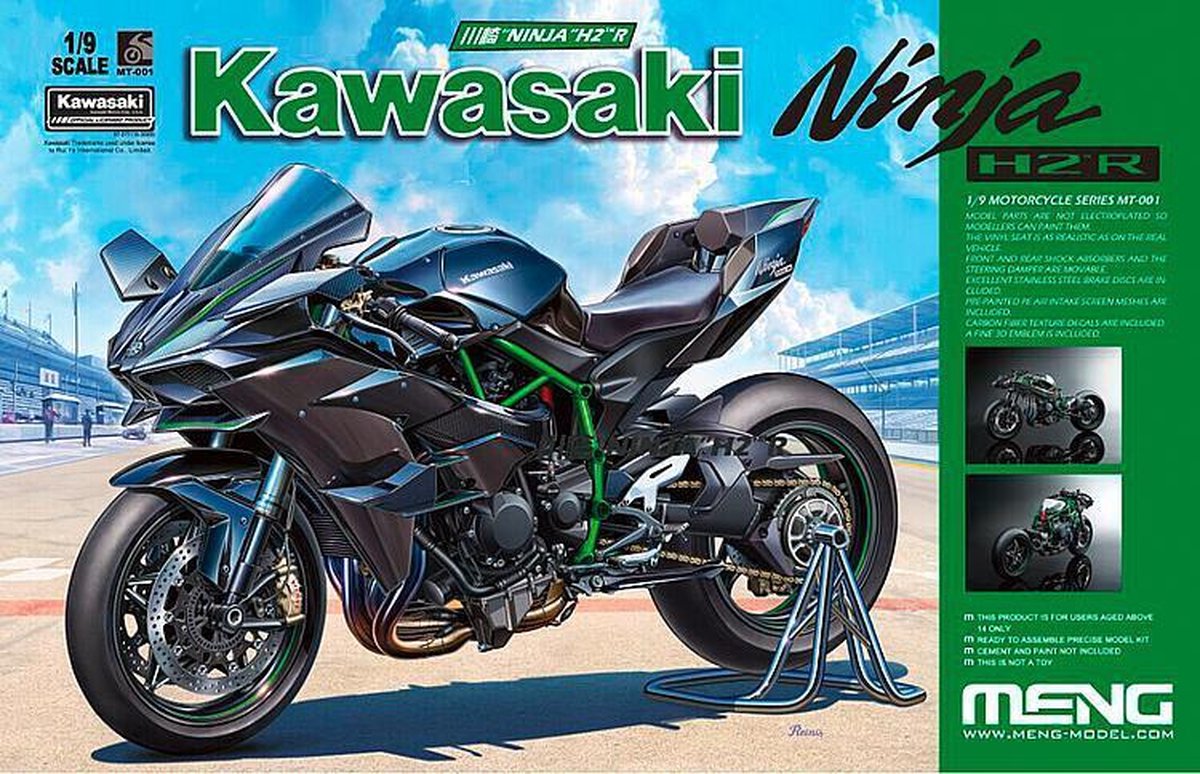 Meng - 1/9 Kawasaki Ninja H2 R