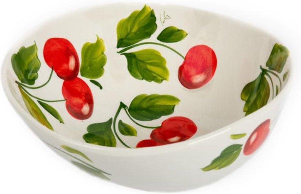 Organische schaal Kersen medium 25 x 9 cm | GB035 | Piccobella