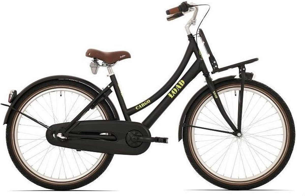 BIKEFUN LOAD 24 INCH GIRLS 3V MATT BLACK