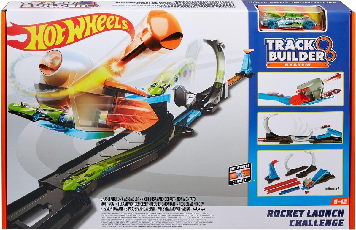 Hot Wheels Track Builder Blast Off Challenge - Racebaan