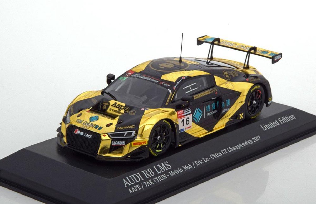 Audi R8 LMS Aape / TAK Chun #16 China GT Championship 2017 - 1:43 - Tarmac Works