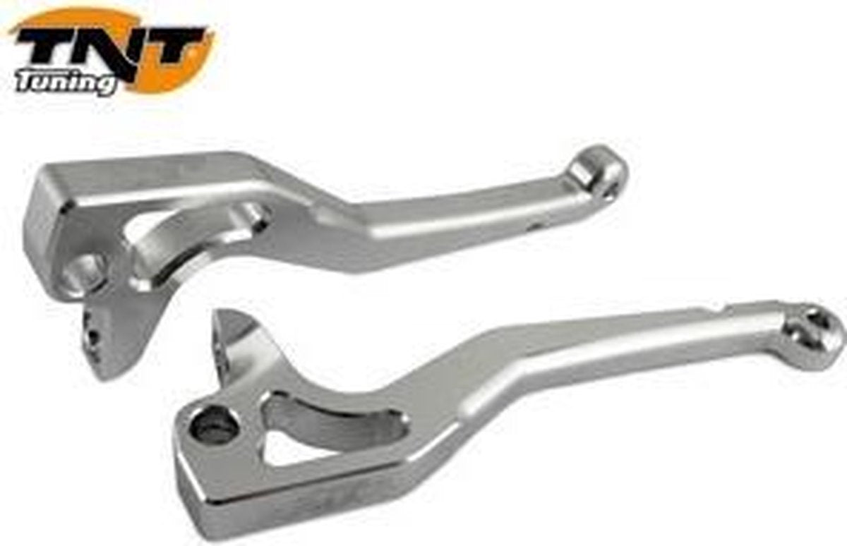 Remgreepset Yamaha Aerox CNC - zilver