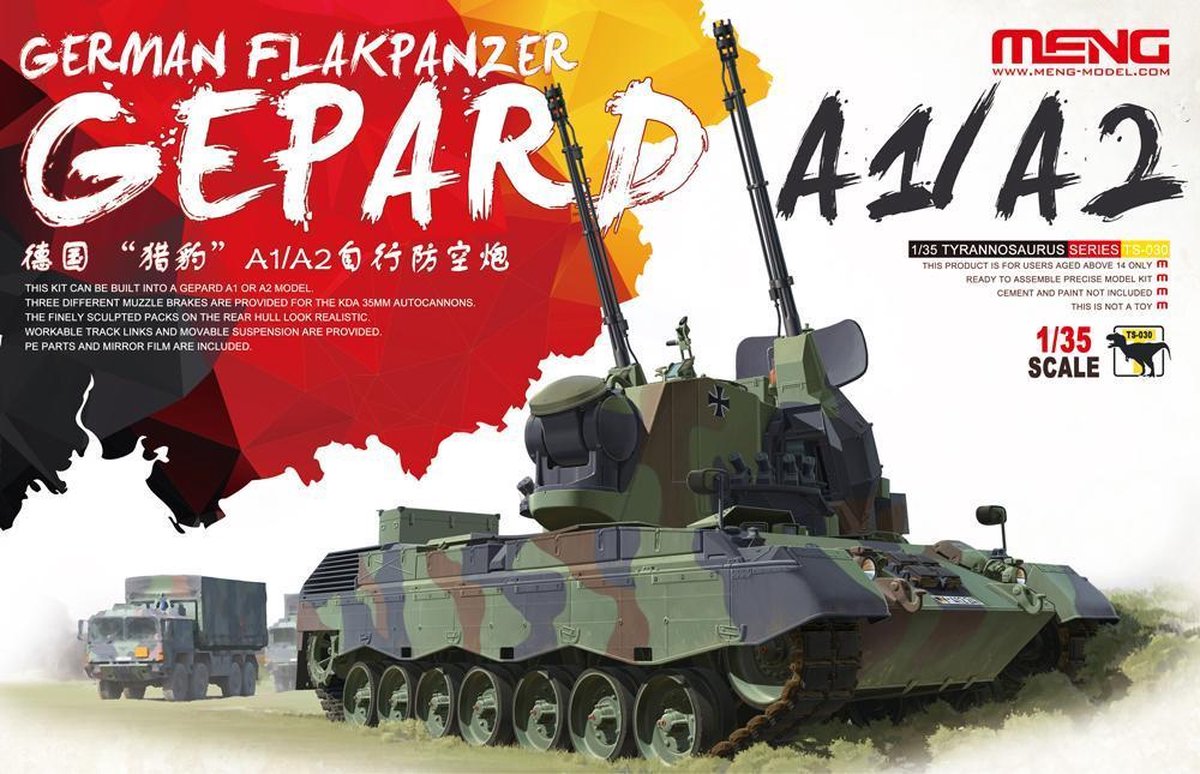 Meng - 1/35 Flakpanzer Gepard A1/A2