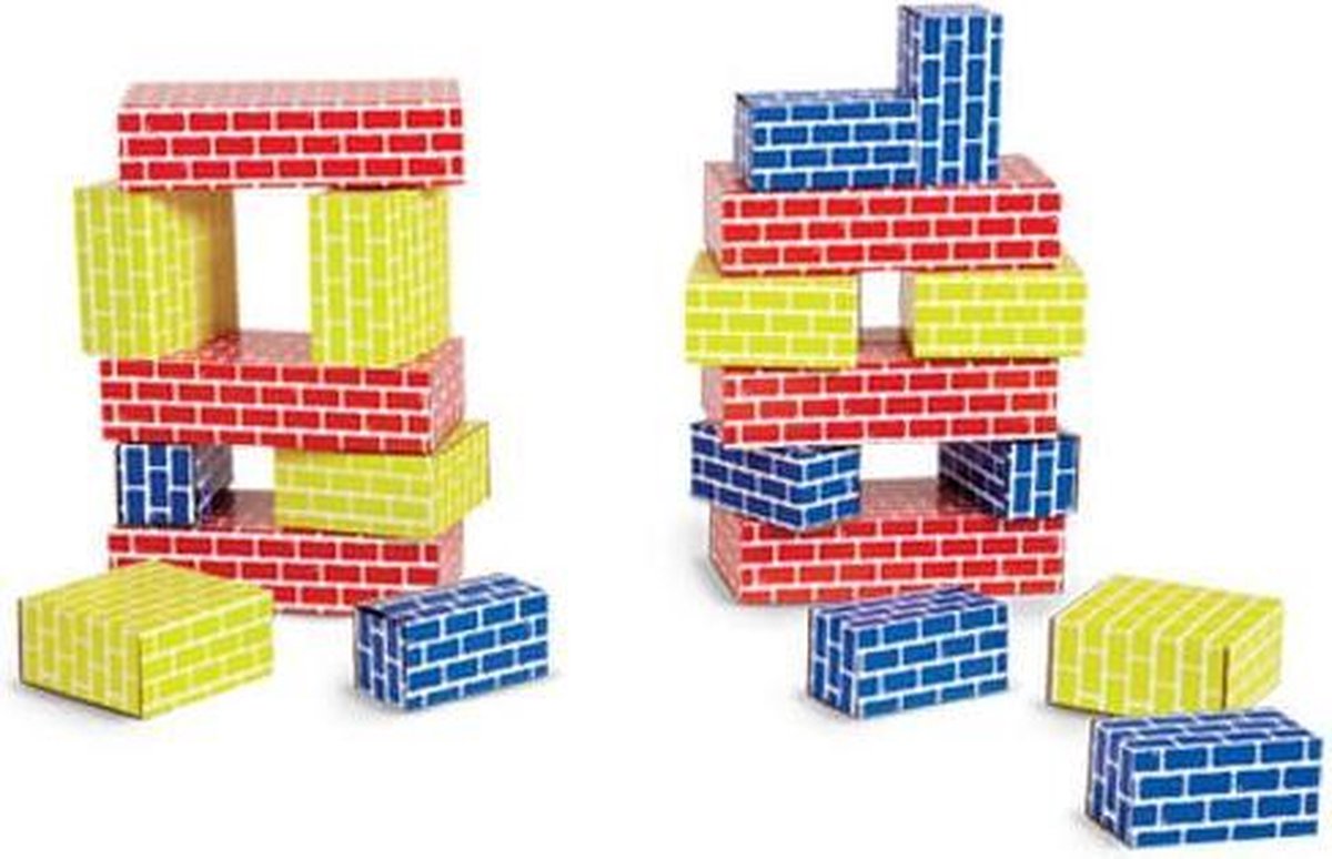 Edushape Kartonnen Blokken- 84 stuks