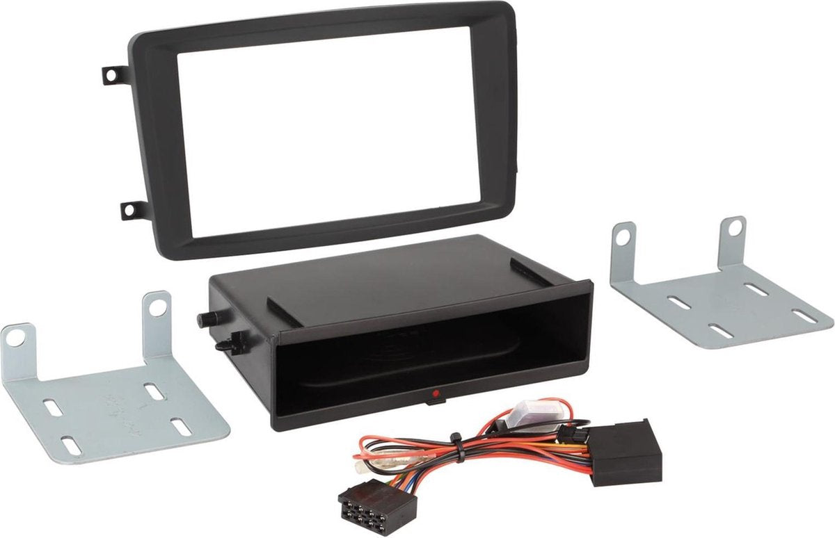 2-DIN Paneel Inbay® Mercedes C-Class /CLK / Vito /Viano Kleur: Zwart