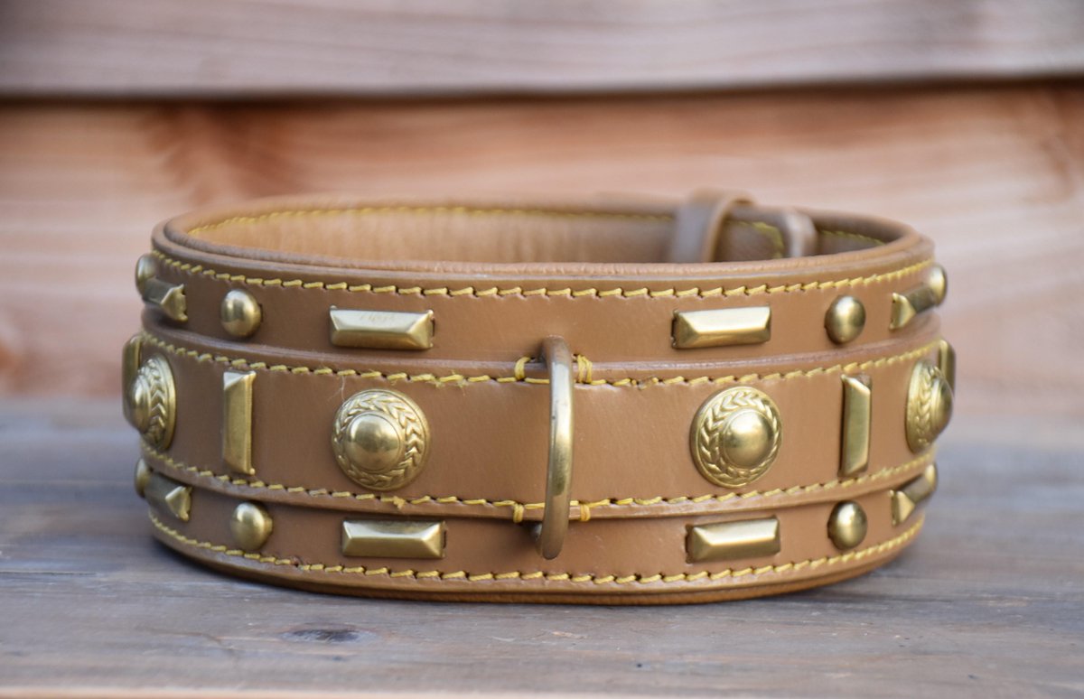 GLORIOUS TAN HALSBAND 60 X 6 CM