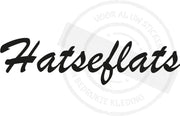 Auto sticker Hatseflats | Wit | 20cm | Stickertoko.nl