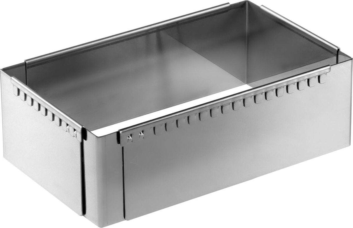De Buyer Patisserie vorm rvs 21-40 cm vierkant