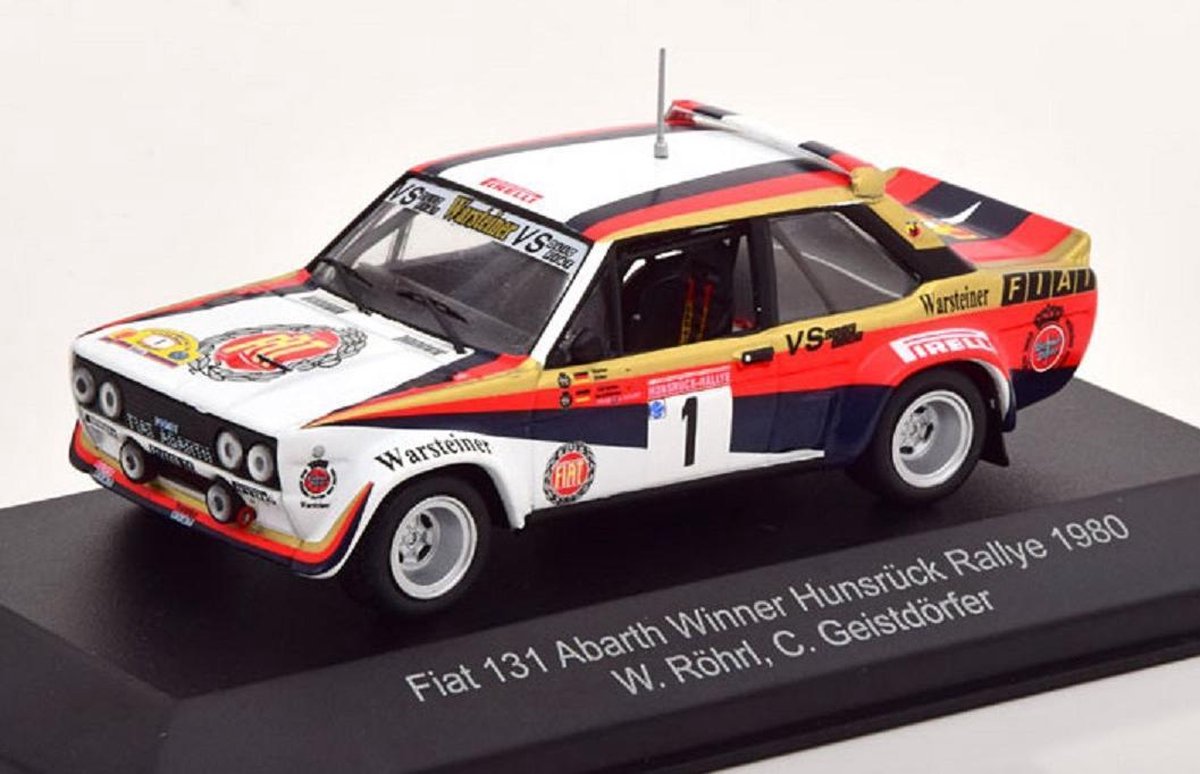 Fiat 131 Abarth #1 Winner Hunsrück Rallye 1980 - 1:43 - CMR Classic Model Replicars