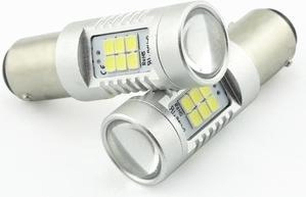 BA15S LED 21-SMD 3535 - 12V LED lamp WIT design