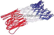 Basketbalnet - rood/wit/blauw - voor alle ringen